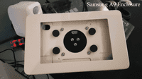 modloc® modular steel tablet security enclosure kiosk with wall mount