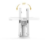 modloc® secure tablet POS kiosk with swivel mount iPad 10.2 2018 / 2020 / 2021 in white