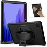 Rugged 360 case for case Samsung Tab A7 10.4 T500 / T505 with hand strap and kick stand