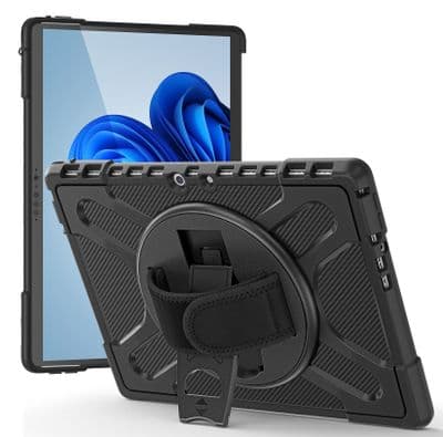 Rugged 360 case for Microsoft Surface Pro 8 with kick stand & screen protector
