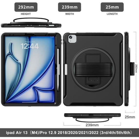 Rugged 360 grip case Apple iPad Air 13