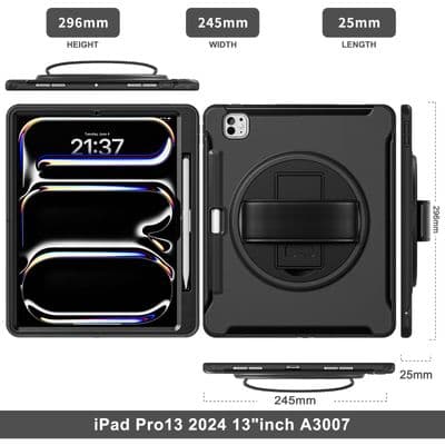 Rugged 360 grip case Apple iPad Pro 13