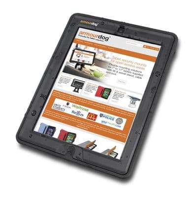 Rugged 360 grip case for the 9.7 2018 & 2017 iPad with tempered glass screen protector