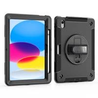 Rugged armour pro 360 case for Apple iPad 10.9 2022 gen 10 with tempered glass screen protector