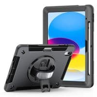 Rugged armour pro 360 case for Apple iPad 10.9 2022 gen 10 with tempered glass screen protector