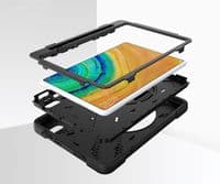 Rugged case for Huawei Matepad Pro 10.8 with hand/shoulder strap and kick stand