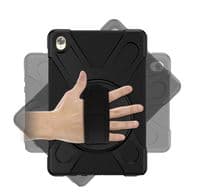 Rugged case for Huawei MediaPad M6 10.8 with hand/shoulder strap and kick stand
