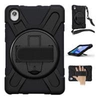 Rugged case for Lenovo Tab M8 4th gen with hand/shoulder strap and kick stand