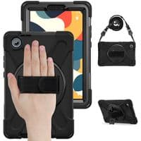Rugged case for Lenovo Tab One TB305 with hand/shoulder strap and kick stand