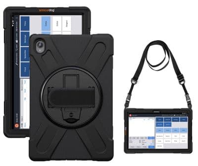 Rugged case for Lenovo Tab P11 Plus with hand & shoulder strap and kick stand
