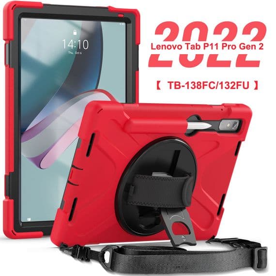 REY Cover in Gel TPU Trasparente per Lenovo Tab P11 PRO 2ª Gen 11,2 (2022), Ultra Sottile 0,33 mm, Morbido Flessibile, Custodia Silicone