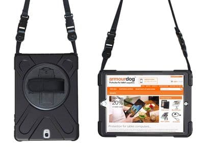 Rugged case for Samsung Tab A 10.1 T510 / T515 with kick stand, hand and shoulder strap