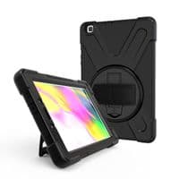 Rugged case for Samsung Tab A 8 T290 / 295 with kick stand, hand and shoulder strap