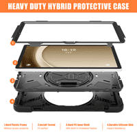 Rugged case for Samsung Tab Active Pro kick stand, hand & shoulder strap