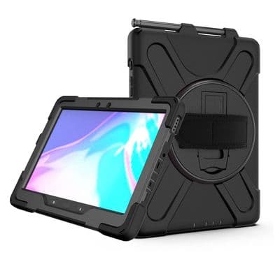 Rugged case for Samsung Tab Active4 Pro kick stand, hand & shoulder strap