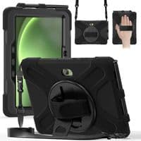 Rugged case for Samsung Tab Active5 Pro kick stand, hand & shoulder strap