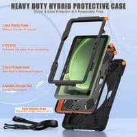 Rugged case for Samsung Tab Active5 Pro kick stand, hand & shoulder strap