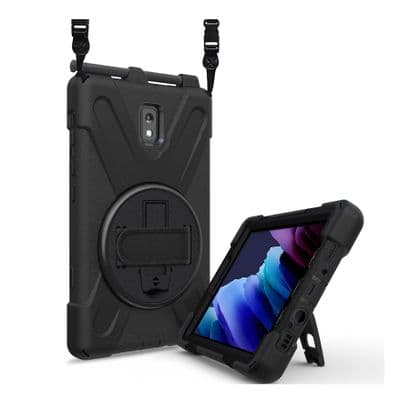 Rugged case for Samsung Tab Active5 with kick stand, hand and shoulder strap