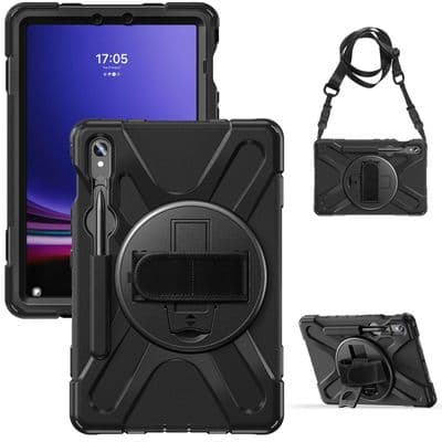Rugged case for Samsung Tab S10 Lite  with kick stand, hand and shoulder strap
