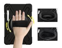 Rugged case for Samsung Tab S6 10.5 T860 with kick stand, hand and shoulder strap