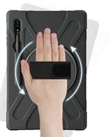 Rugged case for Samsung Tab S8 ULTRA 14.6, with kick stand, hand and shoulder strap