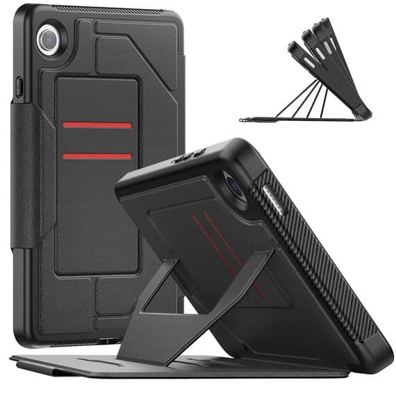 Rugged folio case for Samsung Tab A9 8.7 X110/115 with adjustable stand