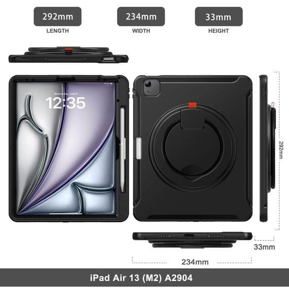 Rugged 'ring' case for iPad Air 13