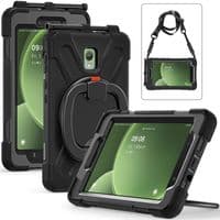 Rugged 'ring' case for Samsung Tab Active5 with kick stand, hand and shoulder strap