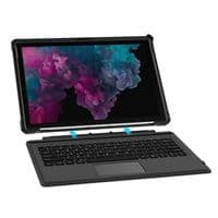 Rugged shell case for Microsoft Surface Pro 8 with shoulder strap