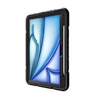 Slimline case for Apple iPad Air 11 (2024) with hand & shoulder strap & glass screen protector