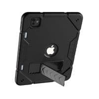 Slimline case for Apple iPad Pro 11 (2024) with hand & shoulder strap & glass screen protector