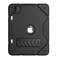 Slimline case for Apple iPad Pro 11 (2024) with hand & shoulder strap & glass screen protector