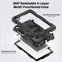 Tough case for Lenovo Tab K9 TB305 with hand/shoulder strap and kick stand