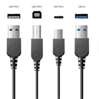 Type C  to Type C charge cable. Five metres in length with right angled head in black