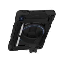 Ultra rugged 360 case for Lenovo Tab M10 5G with hand strap and kick stand