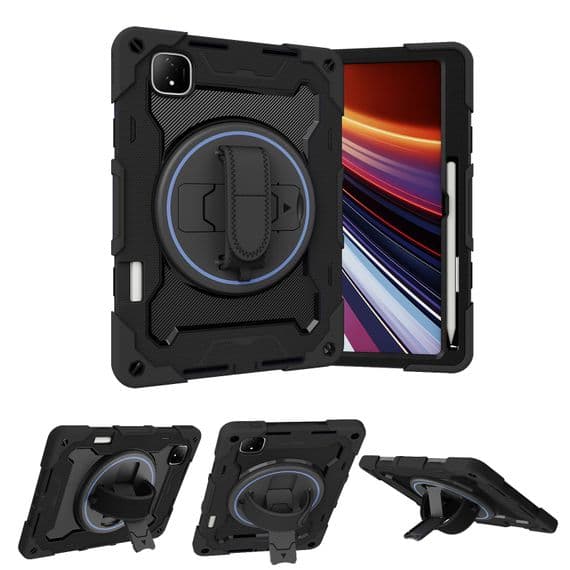 Ultra rugged 360 case Honor Magicpad 2 12.3 with hand strap & kick stand