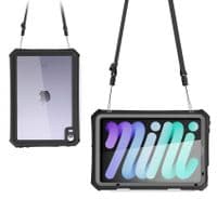 Waterproof case for the iPad mini 6 with strap and stand