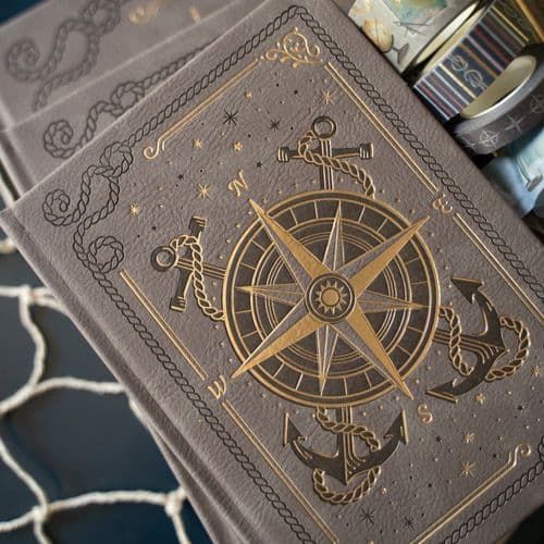 *Archer & Olive - A5 Notebook - 5mm Dot Grid - Compass