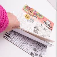 *Art by Marlene - College Paper Pad - Black & White
