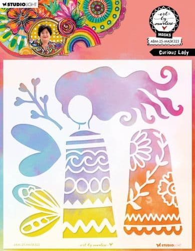 *Art by Marlene - Mask - Curious Lady