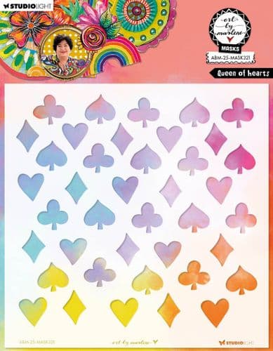 *Art by Marlene - Mask - Queen of Hearts