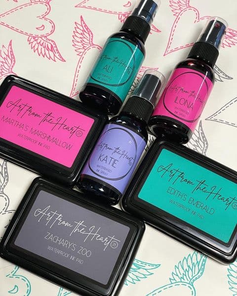 Art from the Heart - Ink Sprays & Pads Bundle