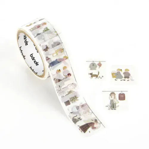 **Bande - Masking Roll Washi Stickers - Everyone's Laundry - Nekoto & I