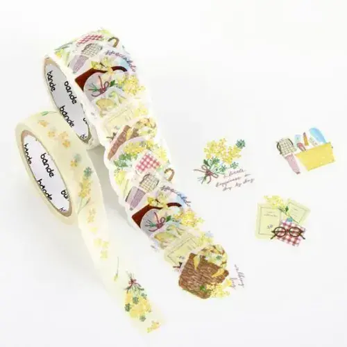 *Bande - Masking Roll Washi Stickers - Flowers in my Bag - Favourite Fowers