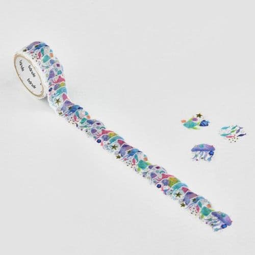 *Bande - Masking Roll Washi Stickers - Glitter of the Sea Kalo