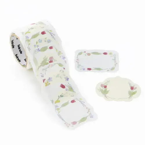 **Bande - Masking Roll Washi Stickers - Happy Flowers