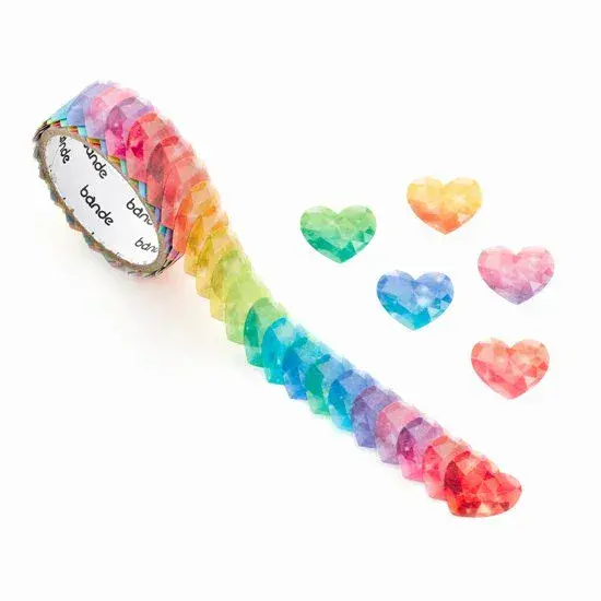 *Bande - Masking Roll Washi Stickers - Hoseki Heart