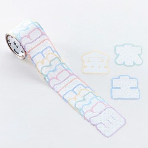*Bande - Masking Roll Washi Stickers - Japanese Days of the Week