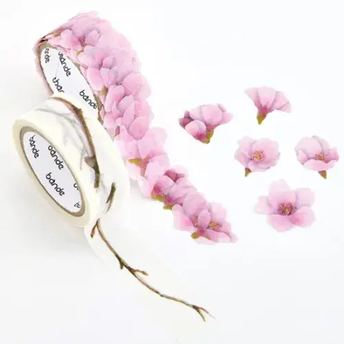 *Bande - Masking Roll Washi Stickers - Kawazu Cherry Tree