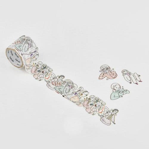 *Bande - Masking Roll Washi Stickers - Loose Girl Kalo